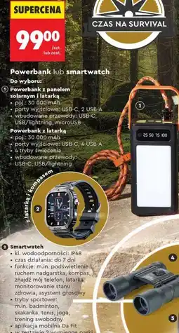 Biedronka Powerbank lub smartwatch oferta