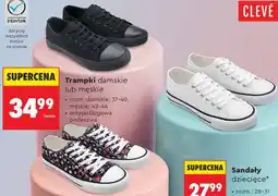 Biedronka Trampki damskie lub męskie CLEVÉ oferta