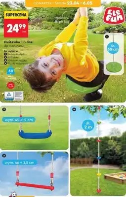 Biedronka Huśtawka lub lina do wspinania Ele Fun oferta