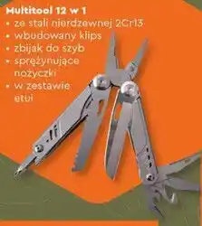 Biedronka WILD TREK Akcesoria survivalowe Multitool 12 w 1 oferta