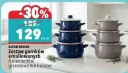 Biedronka Zestaw garnków emaliowanych oferta