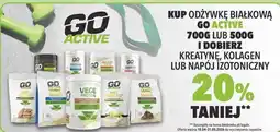 Biedronka GO ACTIVE Odżywka białkowa 700G LUB 500G i kreatyna, kolagen lub napój izotoniczny oferta