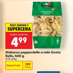 Biedronka Makaron Gusto Bello oferta
