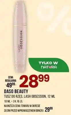Drogerie Natura Tusz do rzęs Lash Obsession oferta