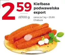 Frac Kiełbasa podwawelska export Chabura oferta