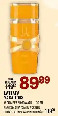 Drogerie Natura Woda perfumowana Yara Tous oferta