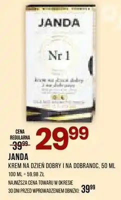 Drogerie Natura Krem na dzień Janda Nr 1 do skóry dojrzałej oferta