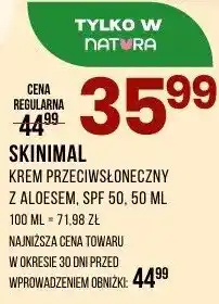 Drogerie Natura Krem przeciwsłoneczny z aloesem SPF 50 oferta