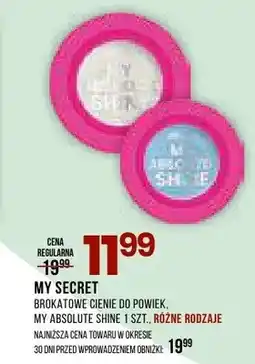 Drogerie Natura Brokatowe cienie do powiek, waterabsolute shine 1szt oferta