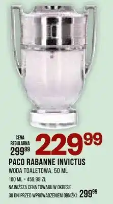 Drogerie Natura Woda toaletowa, paco rabanne invictus oferta