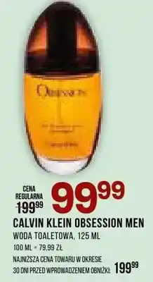 Drogerie Natura Woda toaletowa, calvin klein obsession men oferta