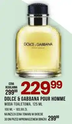 Drogerie Natura Woda toaletowa, dolce & gabbana pour homme oferta