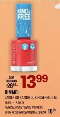 Drogerie Natura Lakier do paznokci Kingsfree oferta