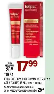 Drogerie Natura Krem pod oczy przeciwzmarszczkowy age vitality oferta