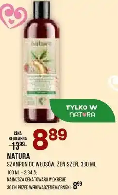 Drogerie Natura Szampon do włosów żeń-szeń oferta