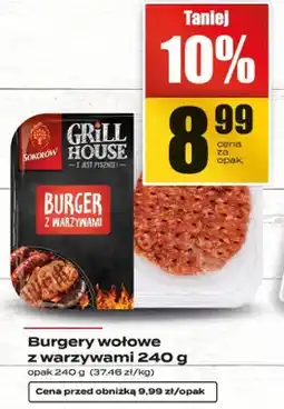 Supeco Burgery wołowe z warzywami oferta