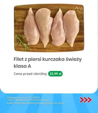 Dino Filet z piersi kurczaka świeży klasa A oferta