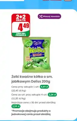 Dino Żelki kwaśne kółka o smaku jabłkowym oferta