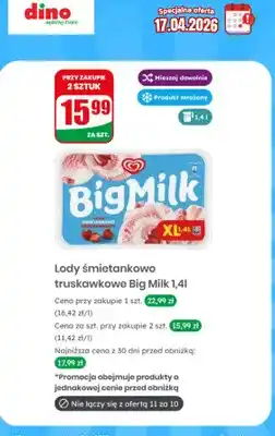 Dino Lody śmietankowo truskawkowe oferta