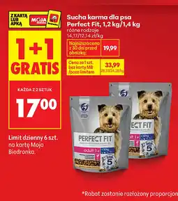 Biedronka Karma dla psa Perfect Fit oferta