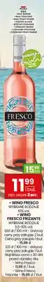 Twój Market Wino Fresco wybrane rodzaje oferta