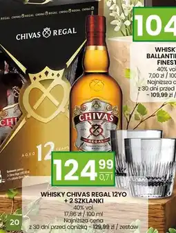 Twój Market Whisky Chivas Regal 12yo + 2 szklanki oferta