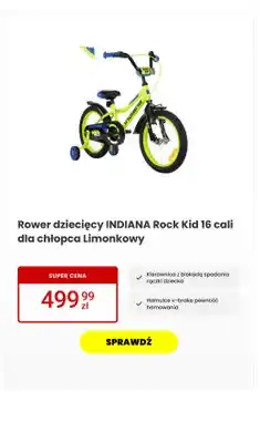 Media Expert Rower dziecięcy 16 cali dla chłopca limonkowy oferta