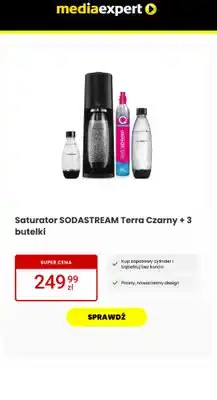 Media Expert Saturator Terra czarny + 3 butelki oferta