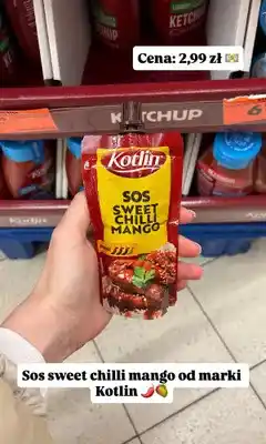 Biedronka Sos sweet chilli mango oferta