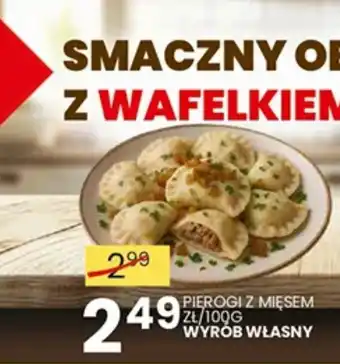 Wafelek Pierogi z mięsem wyrób własny oferta