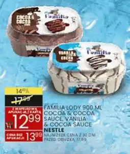 Wafelek Nestle Familia lody oferta