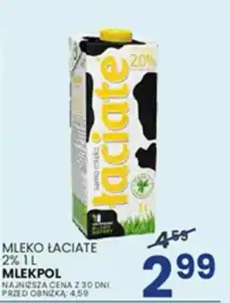 Wafelek Mlekpol mleko Łaciate oferta
