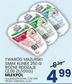 Wafelek Mlekpol twaróg mazurski smak klinek oferta