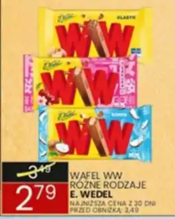 Wafelek E. Wedel wafel WW oferta