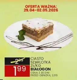 Wafelek Białogon ciasto szarlotka oferta
