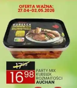 Wafelek Auchan Party Mix kubełek oferta