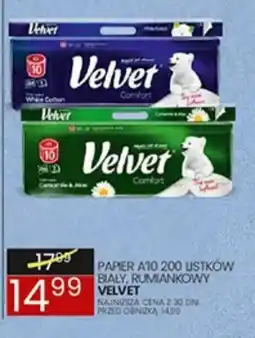 Wafelek Velvet papier toaletowy oferta