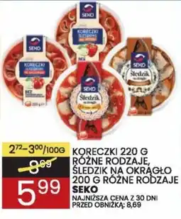 Wafelek Seko koreczki, śledzik na okrągło oferta