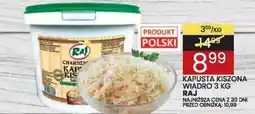 Wafelek Raj kapusta kiszona wiadro oferta