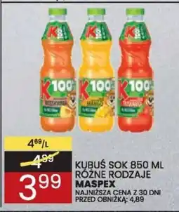 Wafelek Maspex Kubuś sok oferta