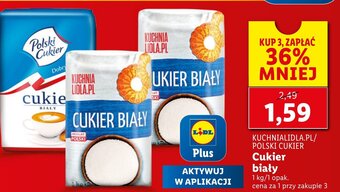 Lidl Cukier biały 1kg oferta