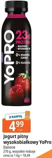 E.Leclerc Jogurt pitny wysokobiałkowy YoPro Danone oferta