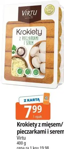 E.Leclerc Krokiety z mięsem/pieczarkami i serem Virtu oferta