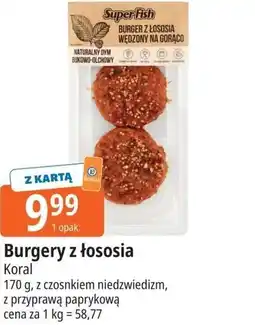 E.Leclerc Burgery z łososia Koral oferta