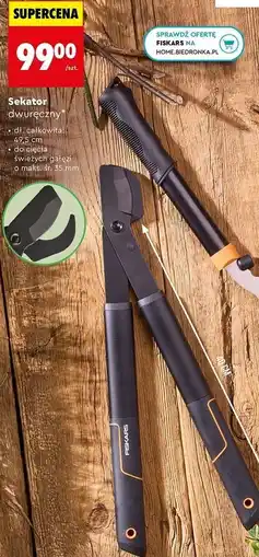 Biedronka Sekator dwuręczny Fiskars oferta