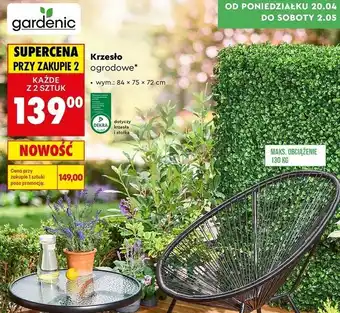 Gardenic Krzesło ogrodowe