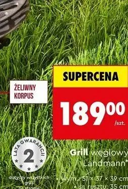 Biedronka Grill węglowy Landmann oferta