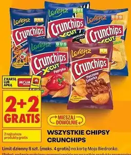 Biedronka Chipsy Crunchips oferta