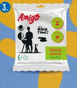 Polomarket Jednorazowa talerze papierowe Amigo oferta