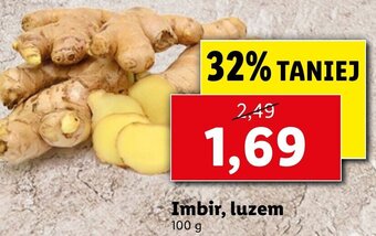 Lidl Imbir 100g oferta